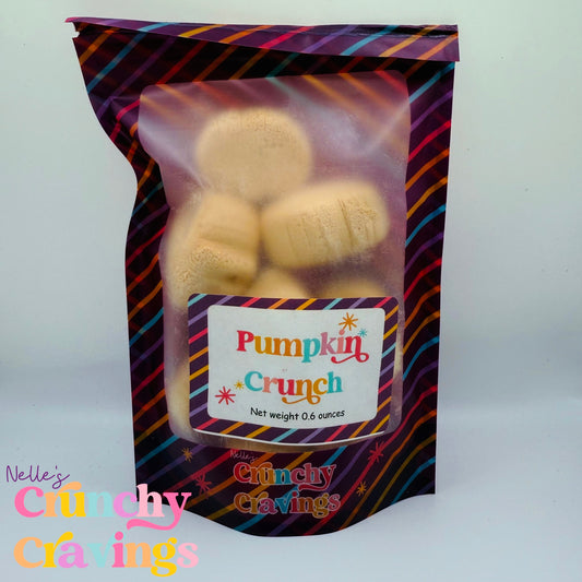 Freeze dried pumpkin flavor marshmallows