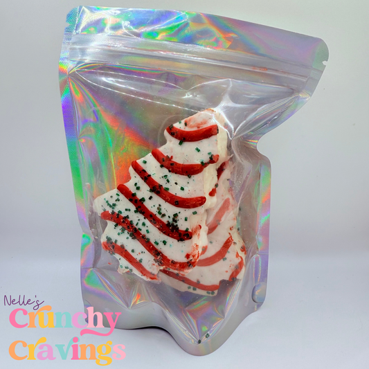 Freeze dried Christmas tree cakes